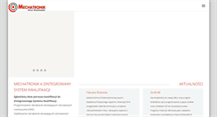Desktop Screenshot of mechatronik.pl