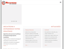 Tablet Screenshot of mechatronik.pl
